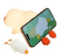 Night Light for Kids - Duck Design Safe Silicone - Tape Night Lamp for Kids Room,USB Rechargeable and Gentle Dimmable Glow for Living Room, Office, Dorm, Teenagers, Adults, Children Babies