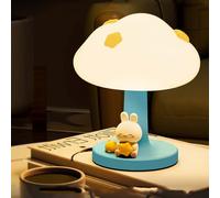 Night Light for Kids Lamp Mushroom Lamp, Silicone Cute Night Light for Kids Night Light, USB Rechargeable Night Lights for Kids Room,Baby Night Light Cat Night Light for Kids