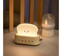 Night Light, Friend Gifts for Women, Toaster Night Gift Festive Lamp Bedroom Bedside with Sleep Timer Lamp, Night Lights for Kitchen, Bedroom, Corridor, Hallway, Stairs