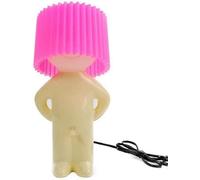 Night Light Lamp Naughty Boy Eye Protection, Modern, Reading, Office, Little Shy Man Creative Lamp Bedroom Table Lamp For Home Decoration Couple Nice Gift Party-RED