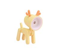 Night Light LED Adjustable Desk Book Light Cute Pet Light Eye Protection Table Lamp Home Room Decor,Deer Yellow