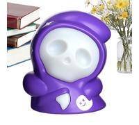 Night Light - Rechargeable Ghost Night Light Toy, Interactive Lamp with Roll-Up Wheels Decor for Home, Hallway, Office, Children's Room, Bathroom, Christmas, Bedroom, Interior, Bedside Wall