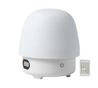 Night Light, Wireless Speaker, Touch Portable Lamp Sleep Companion Lightweight Build Kid Friendly Multi Color Eco Safe Silent, Dimmable with Remote for Living Room, Bedroom, Nursery