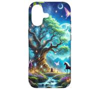 Night Magic - Magical Fantasy Enchanted Forest with Unicorn Case for iPhone 17