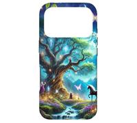 Night Magic - Magical Fantasy Enchanted Forest with Unicorn Case for iPhone 17 Pro