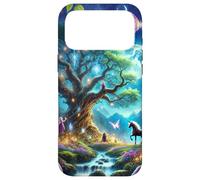 Night Magic - Magical Fantasy Enchanted Forest with Unicorn Case for iPhone 17 Pro Max