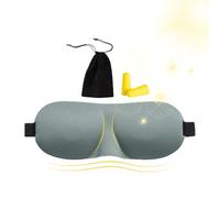 Night Mask for Sleeping | Breathable and Black Total Night Mask, 3D Light Blocking Sleep Eye Mask for Home Travel Airplane Nap Relaxation Office