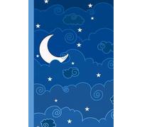 Night Moon Blue Notebook - Celestial Journal for Writing, Notes & Dreams: notebook