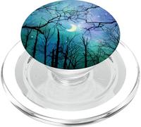 Night Moon Lunar, Stars Sky Universe Space Galaxy PopSockets PopGrip for MagSafe