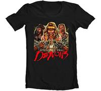 Night of The Demons T Shirt Retro Vintage 80S Horror Movie Graphic Tee Shirt Black XXL