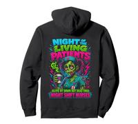 Night Of The Living Patients Funny Night Shift Nurse Pullover Hoodie
