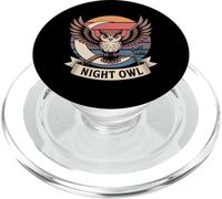 Night Owl Moon Branch Vintage Sunset PopSockets PopGrip for MagSafe
