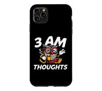Night Owl Overthinker 3 AM Thoughts Coffee Case for iPhone 11 Pro Max