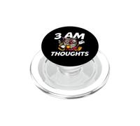Night Owl Overthinker 3 AM Thoughts Coffee PopSockets PopGrip for MagSafe
