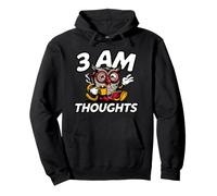 Night Owl Overthinker 3 AM Thoughts Coffee Pullover Hoodie
