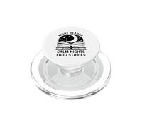 Night Reader Book Calm Nights Loud Stories Reading PopSockets PopGrip for MagSafe