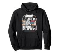 Night Reader Book Mom Lost In Midnight Chapters Pullover Hoodie
