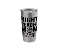 Night Reader Book Mom Quiet Nights Deep Stories Stainless Steel Insulated Tumbler
