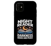 Night Reader Darkness Books And Peace Moon Stars Case for iPhone 11