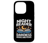 Night Reader Darkness Books And Peace Moon Stars Case for iPhone 14 Pro