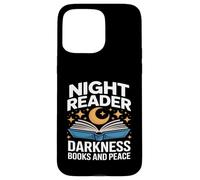 Night Reader Darkness Books And Peace Moon Stars Case for iPhone 15 Pro Max