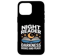 Night Reader Darkness Books And Peace Moon Stars Case for iPhone 16 Pro Max