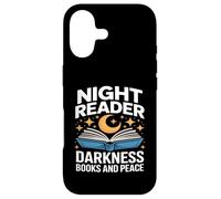 Night Reader Darkness Books And Peace Moon Stars Case for iPhone 17