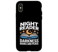 Night Reader Darkness Books And Peace Moon Stars Case for iPhone X/XS