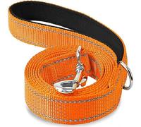 Night Reflection Dog Pet Towing Rope 1.2/1.5/1.8m Guard Rope Pet Walking Training Leash Cats Dogs Harness Collar Lead Strap(Orange,2.5x120cm)