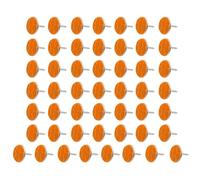 Night Reflective Push Pins - Wide Angle Reflection, Reusable Hunting Reflector, Shock Resistant Head, Fluorescent Coating | Camper Navigation Equipment s