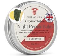Night Repair Tallow Balm - Hydrating Overnight Moisturiser with Rosehip Oil | Organic Grass-Fed Beef Tallow for Dry & Mature Skin (100g)