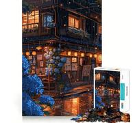 Night Restaurant Anime 1000 Piece Jigsaw Puzzle for Adults Brain Tease Toy Together Fun Perfect Cut (38x26cm)