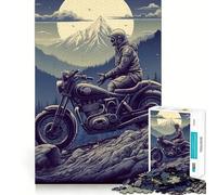 Night Ride 1000 Piece Jigsaws for Teenagers Brain Workout Toy Easy Leisure Image Assembly Stylish Gift (50x75cm)