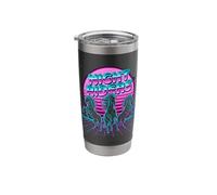 Night Riders Horses Retrowave Synthwave 80s Wild Stainless Steel Insulated Tumbler