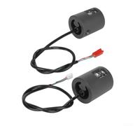 Night Riding Safety Light for Xiaomi 6 Urban Commute | Sustainable ABS material, wear-resistant build, gray finish, left and right pair, long-lasting durability