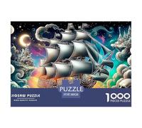 Night Sea VoyageIntricate 1000-Piece Jigsaw Puzzles for Adults Presenting A World of Challenging Puzzle Games - These Stand As The Premier Gift Jigsaw Puzzles for Adults And Kids Age 12 Years Up 38x2
