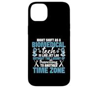 Night Shift Biomedical Technician Engineer Biomed Tech Case for iPhone 14 Plus