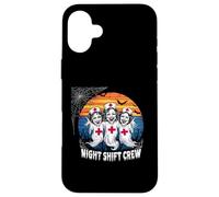 Night Shift Crew Ghost Nurse Funny Halloween Case for iPhone 16 Plus