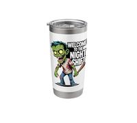 Night Shift Crew Zombie Team Third Shift Stainless Steel Insulated Tumbler