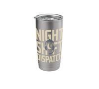 Night Shift Dispatch EMS Emergency Dispatcher Pride Stainless Steel Insulated Tumbler