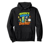 Night Shift Energy Coffee Power Hustle Pullover Hoodie