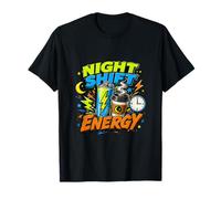 Night Shift Energy Coffee Power Hustle T-Shirt