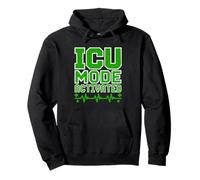 Night Shift Icu Nurse Mode Activated Coffee Iv Infusion Pullover Hoodie
