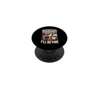 Night Shift I'll Be Fine Respiratory Therapist PopSockets Adhesive PopGrip