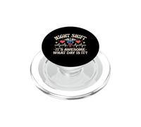 Night Shift It's Awesome What Day Is It PopSockets PopGrip for MagSafe