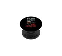 Night Shift Life Late Night Worker Exhausted Night Owl Sleep PopSockets Adhesive PopGrip