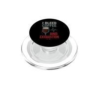 Night Shift Life Late Night Worker Exhausted Night Owl Sleep PopSockets PopGrip for MagSafe