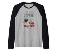 Night Shift Life Late Night Worker Exhausted Night Owl Sleep Raglan Baseball Tee