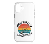 Night Shift Life Stethoscope Healthcare Worker Case for iPhone 16 Plus