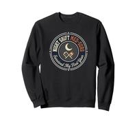 Night Shift Med Surg Nurse Survived My First Year Sweatshirt